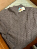 大嘴猴（paul frank）毛衣男士秋冬季休閑針織衫男半高領(lǐng)拉鏈毛線(xiàn)上衣外套 深灰色 XL 曬單實(shí)拍圖