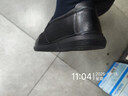 奧康（Aokang）官方男鞋 流行商務(wù)休閑皮鞋男士舒適百搭一腳蹬鞋子男黑41碼 曬單實(shí)拍圖