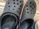 卡駱馳crocs七夕情人節(jié)禮物洞洞鞋貝雅卡駱班輕便耐磨一腳蹬休閑鞋|205089 深藍(lán)/辣椒紅-4CC 41 /42(260mm) 曬單實(shí)拍圖