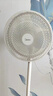美的（Midea）電風(fēng)扇 家用七葉立式落地扇宿舍臥室輕音節能搖頭桌面小風(fēng)扇大風(fēng)力空氣循環(huán)風(fēng)扇 SAF30AC  曬單實(shí)拍圖