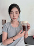 富光玻璃杯便攜高顏值帶蓋過濾泡茶杯 牛奶白330ML（送杯刷） 曬單實(shí)拍圖