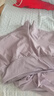 【暴汗服】夏季瑜伽服套裝女短袖短褲速干運動假兩件跑步健身服 紫色 XL 曬單實拍圖