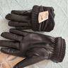 回力皮手套男秋冬保暖加絨加厚防風(fēng)防寒防水騎行摩托車(chē)騎車(chē)可觸屏手套 三線(xiàn)皮手套 曬單實(shí)拍圖