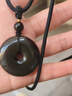 瑞德羅曼天然烏金黑曜石吊墜男女冰種彩虹眼平安扣本命年禮物 【收藏級】黑曜石平安扣 曬單實(shí)拍圖
