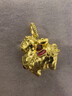 世紀緣珠寶古法黃金吊墜女999足金三花萌馬琺瑯點(diǎn)睛吊墜送女友禮物 4.84g三花御馬吊墜【紅】 曬單實(shí)拍圖