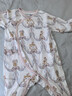 DOMIAMIA新生兒衣服嬰兒連體衣秋冬款貼身睡衣爬服寶寶滿(mǎn)月百天周歲衣服 瑞娜花縵【夢(mèng)棉推薦20-25℃】 66cm 【推薦身高62-69cm】 曬單實(shí)拍圖