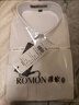 羅蒙（ROMON）短袖襯衫男士2025夏季涼感棉質(zhì)上衣商務(wù)休閑正裝白襯衣MQ21白色42 曬單實(shí)拍圖