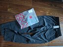 名創(chuàng)優(yōu)品（MINISO）男士休閑褲夏季新款網(wǎng)孔透氣輕薄涼爽垂感耐磨彎刀褲 黑 2XL 曬單實拍圖
