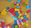 Hape【歐盟品質(zhì)】木質(zhì)積木大顆粒防吞咽數字啟蒙益智玩具兒童禮物 80粒桶裝字母數字積木 高密度山毛櫸 1-3Y 曬單實(shí)拍圖