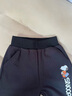 史努比（SNOOPY）兒童褲子秋季新款男女童運(yùn)動(dòng)衛(wèi)褲中大童休閑長(zhǎng)褲 太空-黑 130 曬單實(shí)拍圖