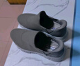斯凱奇（Skechers）閃穿鞋男鞋秋季休閑健步鞋一腳蹬運動(dòng)鞋百搭軟底布鞋118306 曬單實(shí)拍圖