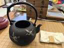 龜壽堂 鐵茶壺日本手工l鎏金銀飛雁無(wú)涂層鑄鐵壺老鐵壺煮茶器燒水鐵茶壺 1.3L容量飛雁單壺1.3L 曬單實(shí)拍圖