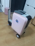 Airwheel愛(ài)爾威電動(dòng)行李箱可騎行拉桿箱可坐可代步鋁框箱包20英寸登機箱 曬單實(shí)拍圖