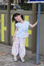 迪士尼寶寶女童夏季套裝2025新款兒童多巴胺防蚊褲兩件套小女孩寶寶夏日衣服 淺藍色(領(lǐng)口不包邊) 110 建議100-110cm2-3歲 曬單實(shí)拍圖