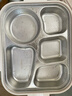 優(yōu)倫美316食品級不銹鋼飯盒大容量成人專(zhuān)用餐盤(pán)食堂打飯微波爐學(xué)生餐盒 淺咖【五格】餐具+加大湯碗+飯包 316不銹鋼內膽 曬單實(shí)拍圖