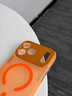 balueus適用蘋果17ProMax手機(jī)殼iPhone17Pro保護(hù)套磨砂17磁吸Magsafe鏡頭全包16Pro防摔16新款15 升級(jí)款-合金鏡頭【橙色】隱沙 iphone 17 Pro Max 曬單實(shí)拍圖