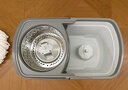 大衛(wèi)旋轉(zhuǎn)拖把36cm桿伸縮99-127cm 2頭加厚拖布  D10雙驅(qū)動免手洗 曬單實拍圖