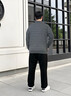 胖哥哥大碼男裝胖子男士休閑褲加肥加大直筒長(cháng)褲肥佬寬松男褲子 墨黑 5XL （250-280斤） 曬單實(shí)拍圖