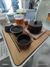 欽州坭興陶茶杯葫蘆?？瘫魅吮瓊€(gè)人專(zhuān)用品茗杯原礦手工紫陶茶杯 葫蘆?？瘫?10ml 曬單實(shí)拍圖