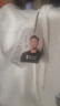 啄木鳥(niǎo)美式復古白灰色連帽衛衣男秋裝冬季潮牌寬松上衣服男女情侶外套 白灰色 （常規款） XL 曬單實(shí)拍圖