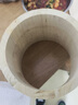 煦凜日本蒸飯木桶家用3-5人大號杉木蒸桶米飯甑子蒸籠蒸木正子飯木桶 推薦21cm提手蓋（竹編底）送飯勺紗布 曬單實(shí)拍圖