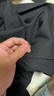 羅蒙西服套裝男士商務(wù)修身西裝男職業(yè)正裝小西服新郎伴郎結(jié)婚禮服外套 黑色雙扣【西服+西褲+襯衫】 XL /175【115-130斤】+7件禮品 曬單實拍圖