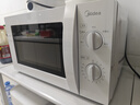 美的（Midea）快捷微波爐 家用小型 360°轉(zhuǎn)盤加熱 旋鈕操控 易潔內(nèi)膽（M1-L213B） 曬單實拍圖