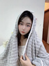 RICH YOUR HOME德國品質(zhì)浴巾女三件套學(xué)生宿舍吸水不掉毛2025新款大成女人干發(fā)帽 [奶油白](浴巾+毛巾+干發(fā)帽) 90cm*160cm 曬單實拍圖