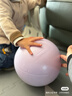 京東京造 普拉提小球瑜伽球 瑞士瑜伽球迷你25cm塑形翹臀健身體操平衡球女 曬單實拍圖