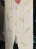 貓人（MiiOW）睡女士全棉春秋薄款長(cháng)袖蕾絲花邊甜美家居服套月子服2025 1909 L100-120斤 曬單實(shí)拍圖
