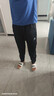 卡爾美（KELME）運動(dòng)褲男春秋針織足球收腿褲休閑訓練修身長(cháng)褲 黑色 2XL  曬單實(shí)拍圖