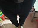 真維斯休閑褲男秋冬季新款男褲彈力寬松直筒商務(wù)修身潮流男士百搭長(cháng)褲子 6602黑色 34 【腰圍=2尺7】（160-170斤穿） 曬單實(shí)拍圖