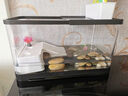 闊庭（KUOTING）魚(yú)龜混養缸烏龜專(zhuān)用缸升降爬臺家用客廳辦公室生態(tài)造景過(guò)濾缸白色 曬單實(shí)拍圖