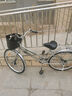 飛鴿（FLYING PIGEON）自行車(chē)成人通勤車(chē)自行車(chē)學(xué)生單車(chē)成人自行車(chē)通勤自行車(chē)城市公路車(chē) 標配銀|單速+雙碟剎+充氣胎+禮包 26寸|身高160-185cm 曬單實(shí)拍圖