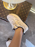 星期六（St&Sat）品牌老爹鞋女2025秋季新款簡(jiǎn)約運動(dòng)休閑女鞋復古百搭厚底增高鞋子 米黑 37 曬單實(shí)拍圖