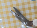 蘇泊爾（SUPOR）輔食剪刀寶寶專(zhuān)用便攜兒童工具刀具不銹鋼輔食剪KGF01AP10 曬單實(shí)拍圖