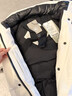 加拿大鵝（Canada Goose）【新品】Leslie女士黑標派克大衣休閑外套大鵝羽絨服 3833WB 9433 北辰白 S 曬單實拍圖