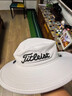 Titleist泰特利斯高爾夫球帽TOUR AUSSIE圓頂帽吸汗透氣大檐帽 白/黑10 曬單實(shí)拍圖