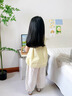迪士尼寶寶兒童裝女童夏季背心套裝2025新款小女孩夏日超好看洋氣時(shí)髦兩件套 黃色套裝 130 130cm 建議120-4-5歲 曬單實(shí)拍圖