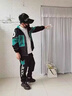 G.DUCKKIDS童裝男童秋裝套裝兒童衣服男大童外套褲子三件套男孩春秋冬季運(yùn)動(dòng) B字黑色兩件套【春秋款】 140 尺碼9~10歲【130-140cm】 曬單實(shí)拍圖