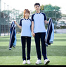 ZOCI2024春秋新款高中學(xué)生校服套裝定制初中小學(xué)短袖運動班服團購YSY 藍(lán)色三件套 S 165碼 曬單實拍圖