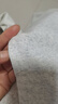 圓領(lǐng)純色打底衫女春秋季新款疊穿內搭正肩棉質(zhì)修身長(cháng)袖t恤女上衣 K702長(cháng)袖U領(lǐng)-灰色 S【90斤內】 曬單實(shí)拍圖