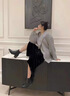 蜘蛛王切爾西靴子女2025年春秋季新款尖頭冬鞋秋款單靴法式小短靴及踝靴 棕色加絨 40 曬單實(shí)拍圖