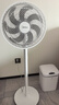 美的（Midea）電風(fēng)扇 家用七葉立式落地扇宿舍臥室輕音節(jié)能搖頭桌面小風(fēng)扇大風(fēng)力空氣循環(huán)風(fēng)扇 SAF30AC  曬單實(shí)拍圖