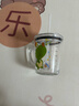 舒齊兒童牛奶杯學飲杯家用寶寶沖泡奶粉杯帶刻度杯吸管帶把玻璃水杯 曬單實拍圖