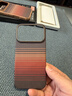 PITAKA適用蘋(píng)果iPhone17Pro手機殼相機按鍵全包新款MagSafe磁吸凱夫拉芳綸碳纖維紋裸機手感保護套 日落 曬單實(shí)拍圖