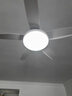美的（Midea）風(fēng)扇燈餐廳吊扇燈led臥室52寸開(kāi)葉扇全光譜五葉扇熟睡風(fēng)包安裝 曬單實(shí)拍圖