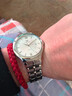 天王（TIAN WANG）手表男士  生日禮物鋼帶石英男表白色GS3626S.DD.S 曬單實(shí)拍圖