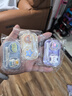 范爺家卡通隱形眼鏡盒可愛(ài)小巧美瞳盒子便攜式免擰蓋可視透明  曬單實(shí)拍圖