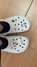 crocs卡駱馳洞洞鞋貝雅男鞋女鞋輕便耐磨一腳蹬拖鞋休閑鞋|10126 白-100 37 /38(230mm) 曬單實(shí)拍圖